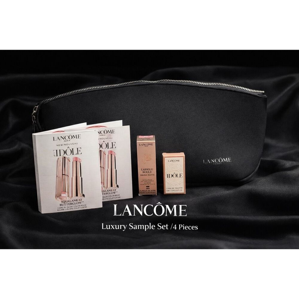 Lancôme Beauty Bundle NEW | L’Absolu Rouge 364 + Idôle 5mL + Cosmetic Bag